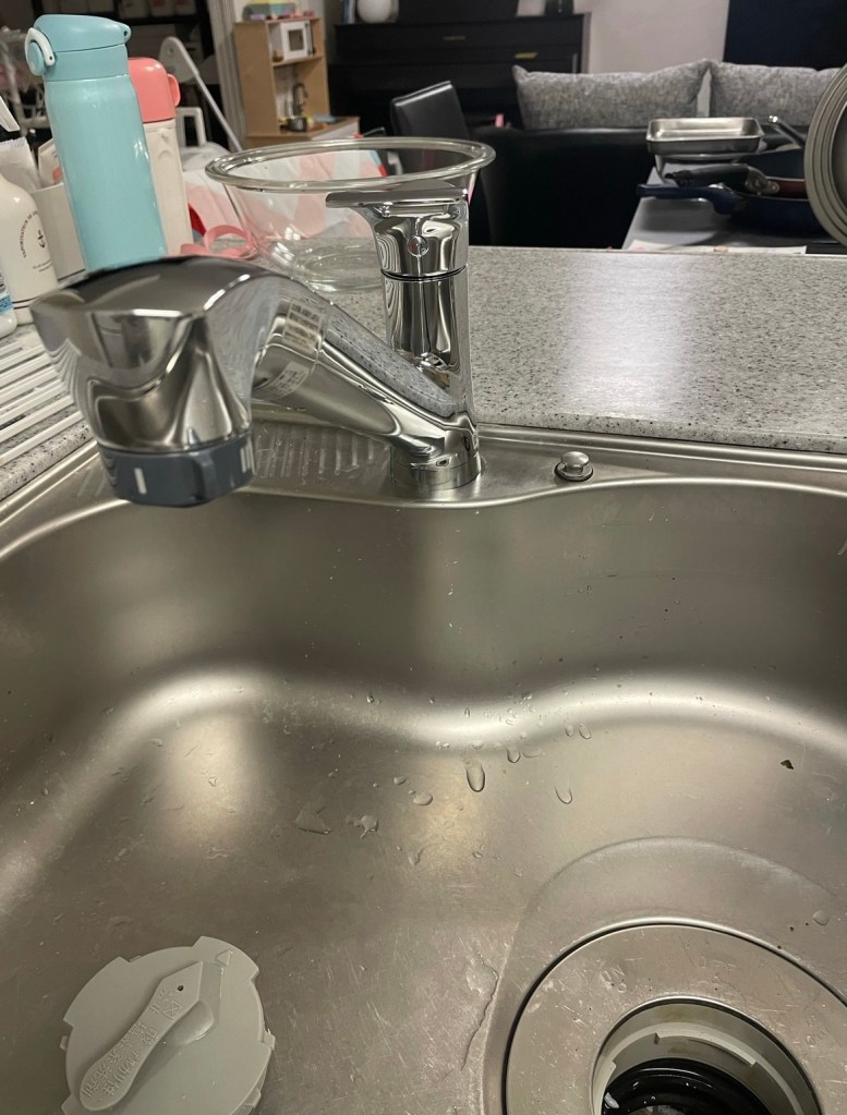 キッチン蛇口交換後