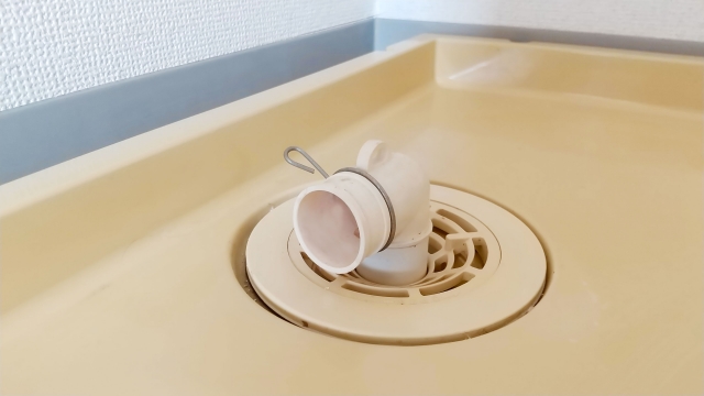 洗濯機の排水口の様子